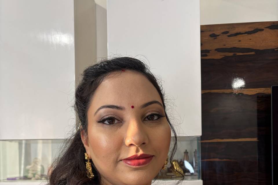 Wedding function makeup