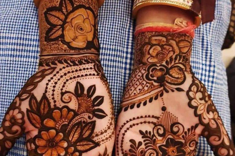 Mehndi designs for wedding par