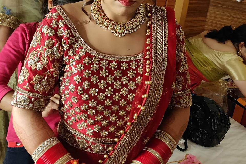 Bridal makeup