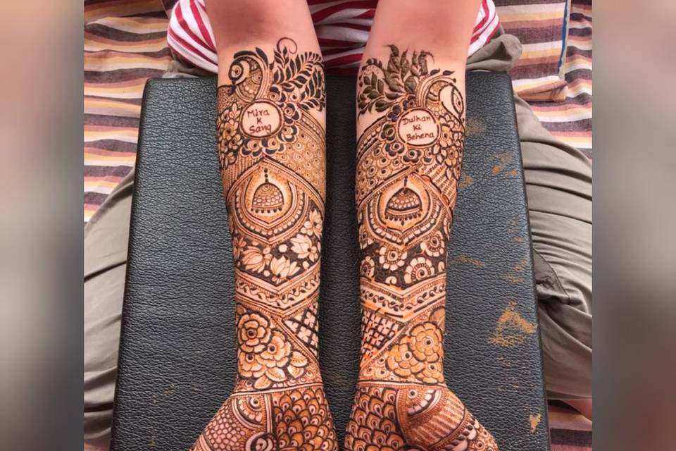 Heavy dubai mix mehendi