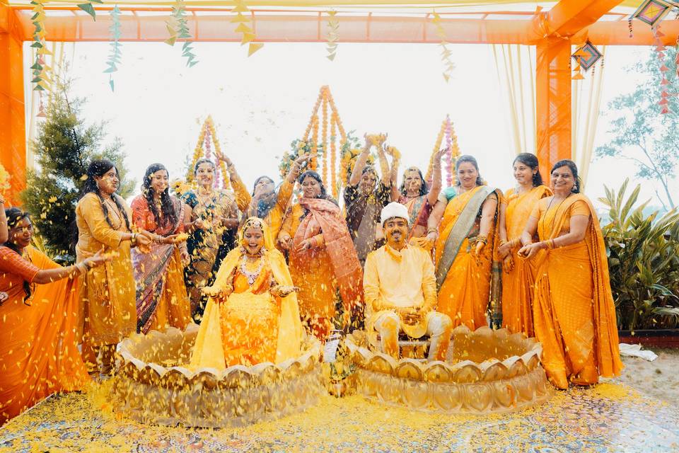 Wed Haldi Shot