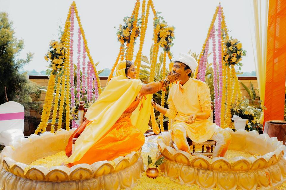 Wed Haldi Shot