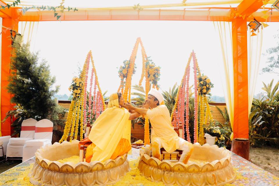 Wed Haldi Shot
