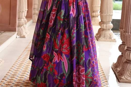 Purple Lehenga