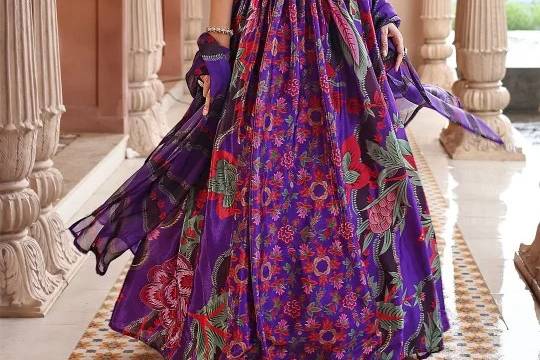 Trendy Purple Lehenga