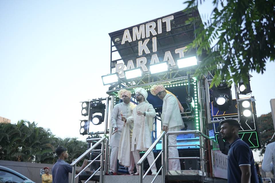 Groom's entry