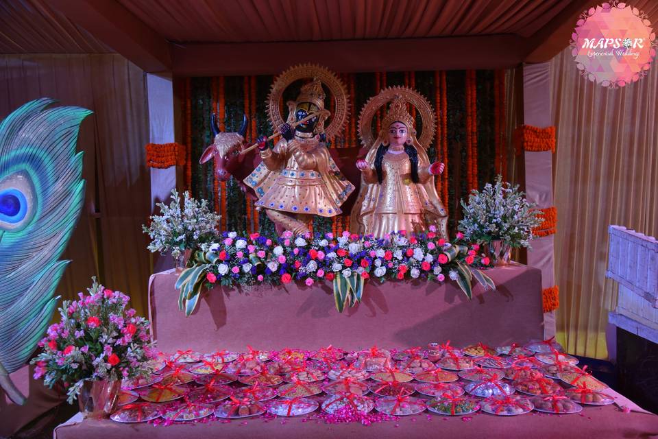 Mehandi Stage ( Krishna Leela)