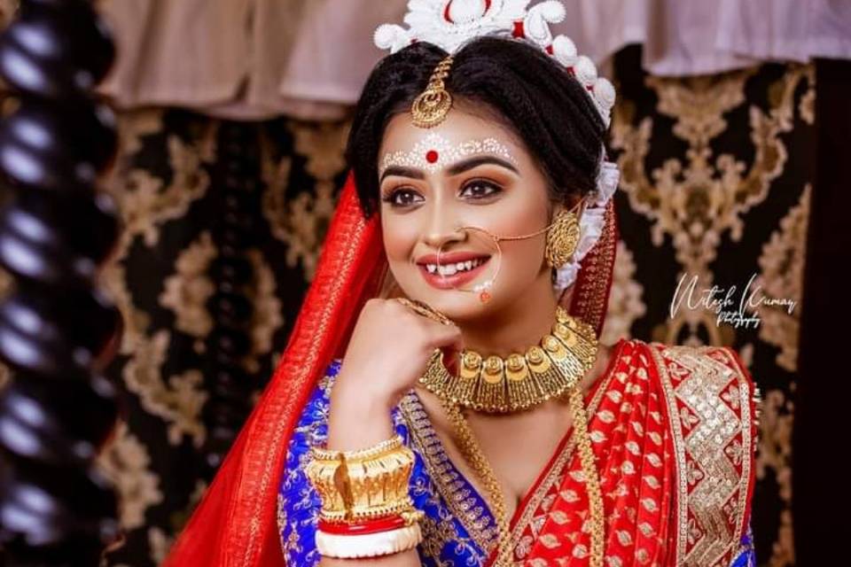 Bengali Bridal look