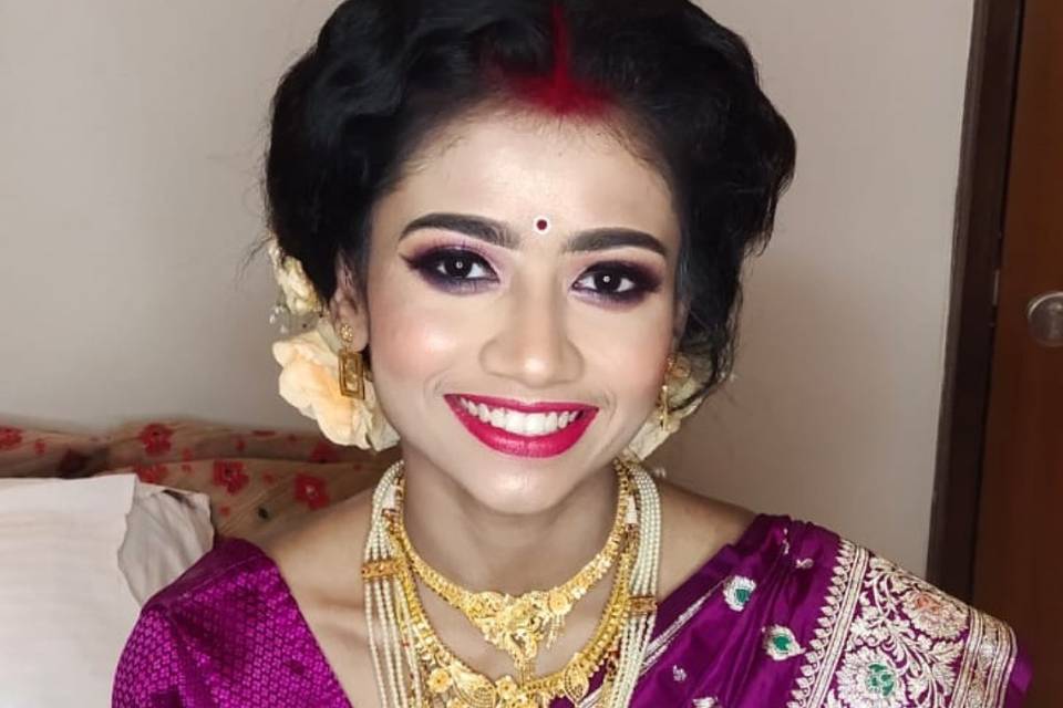 Bengali reception bride