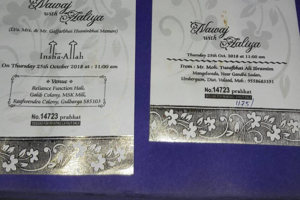 Wedding invitations