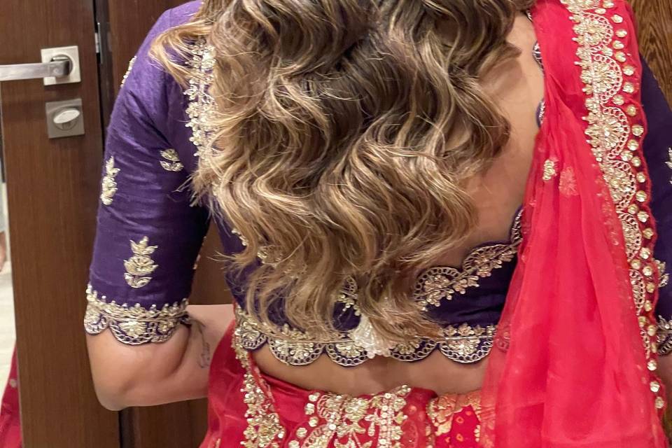 Traditional hair look