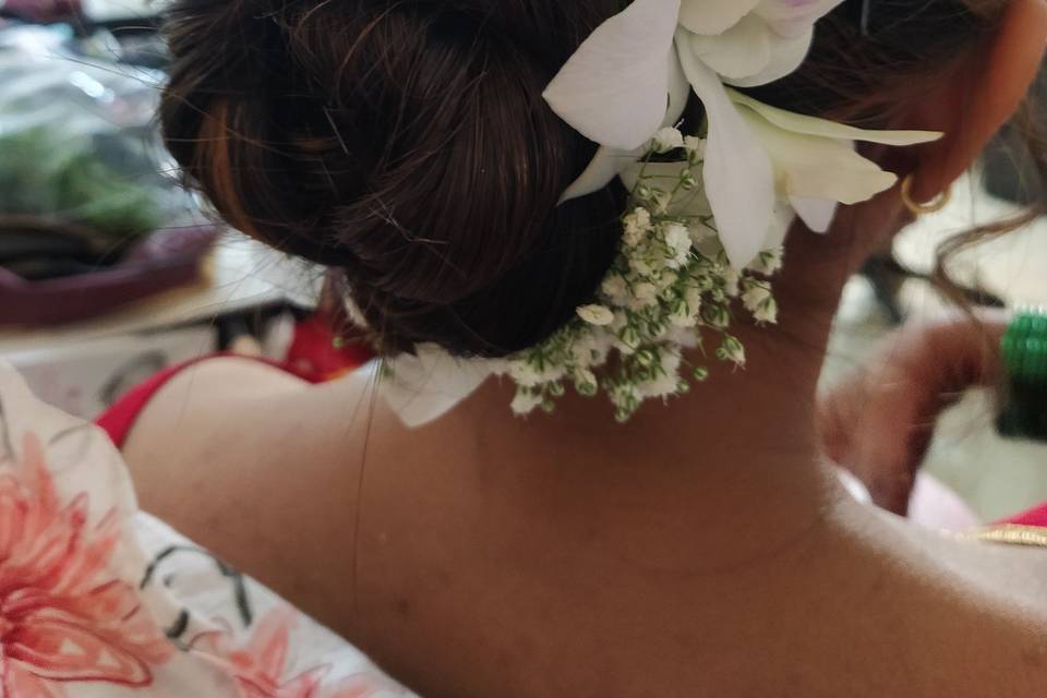 Bridal bun