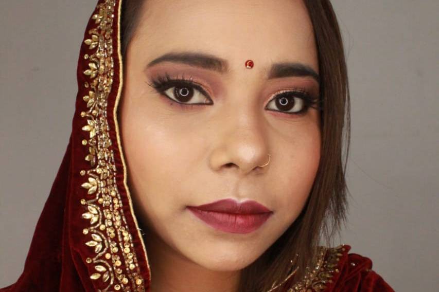 Bridal makeup