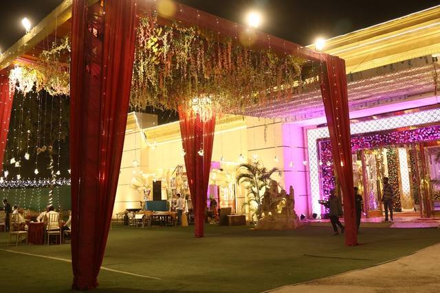 Lawn area setup