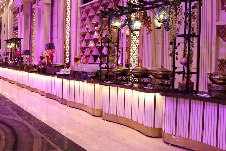 Catering setup