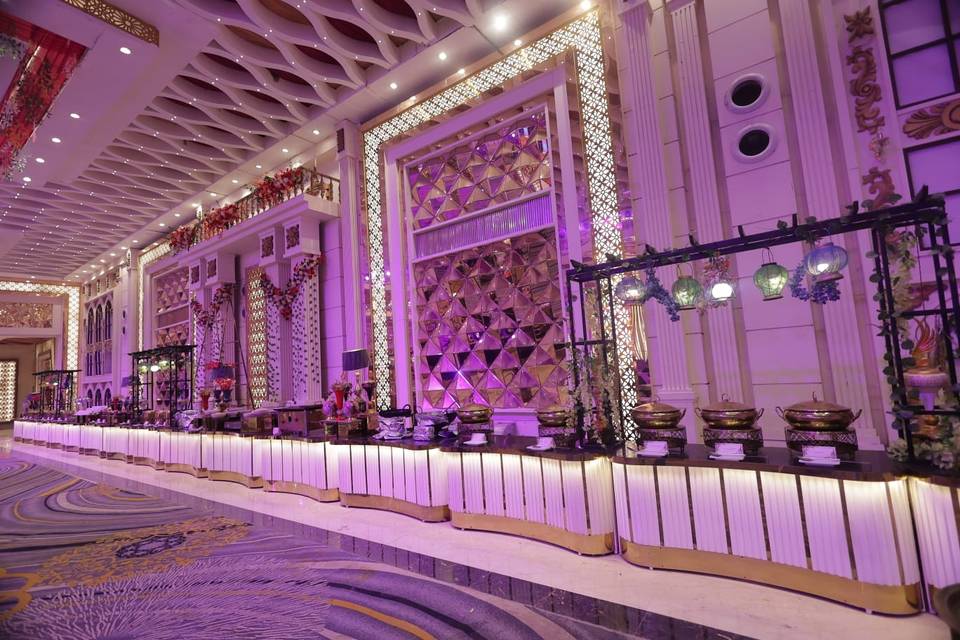Catering setup
