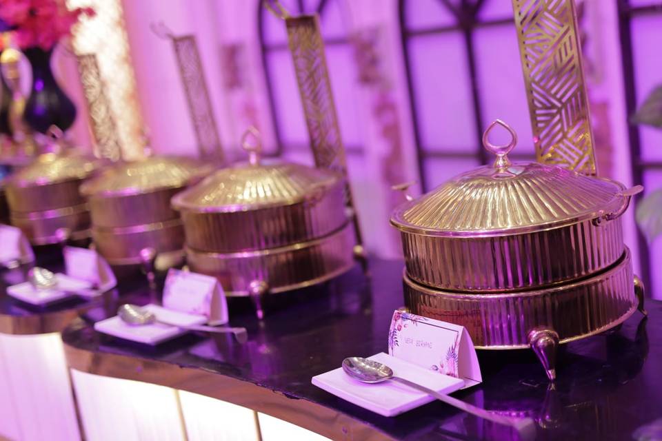 Catering setup