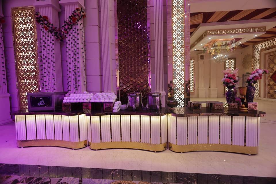 Catering setup