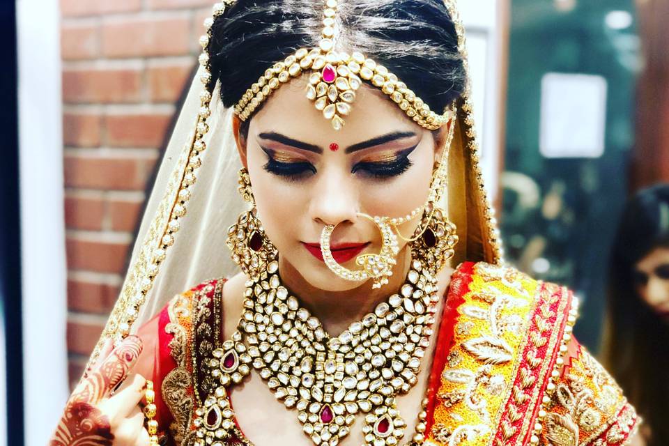 Bridal makeup