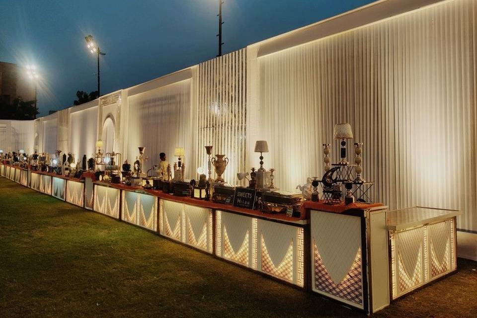 Catering setup