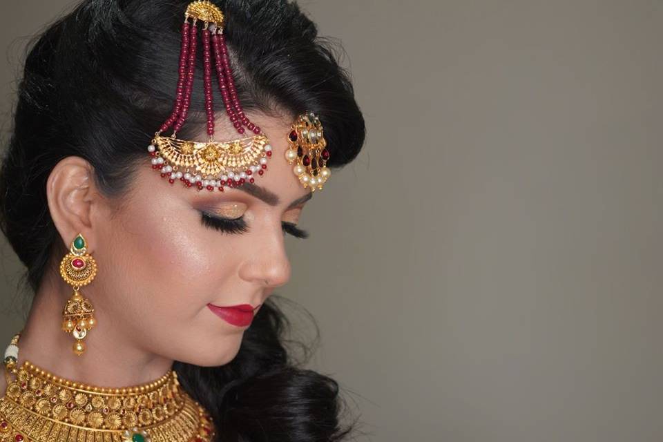 Bridal makeup