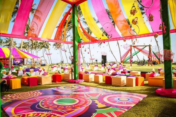 Mehendi-Sangeet Decoration