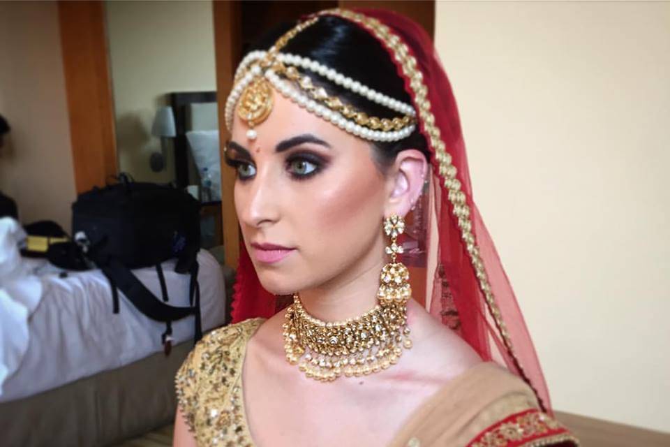 Bridal makeup