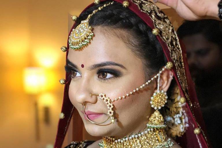 Bridal makeup