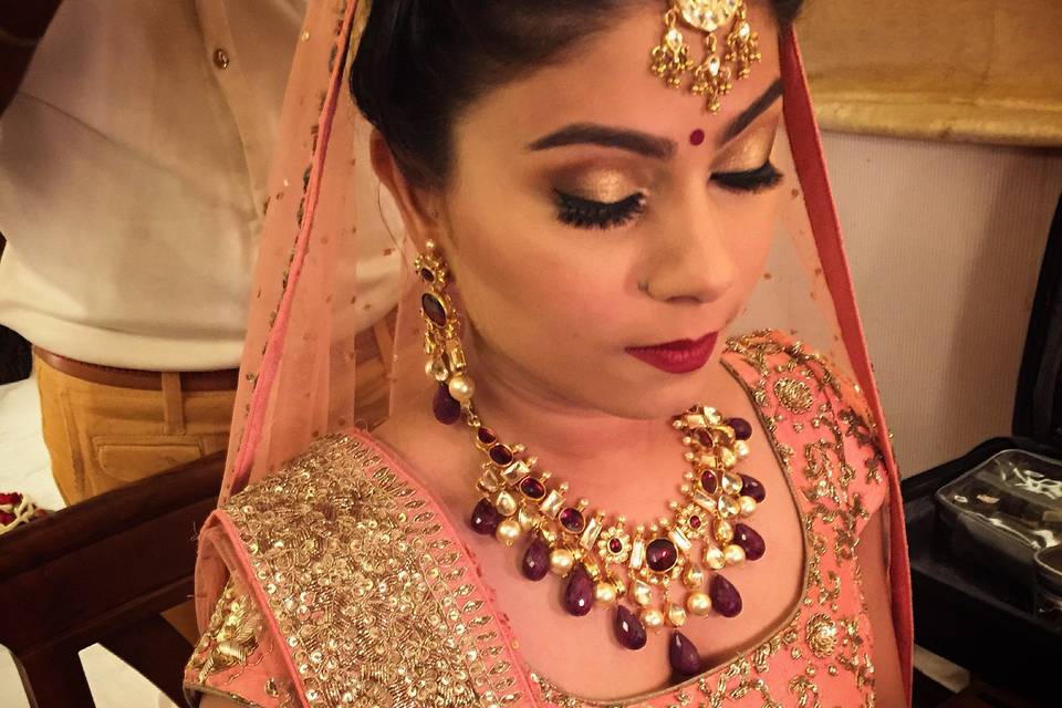 Bridal makeup