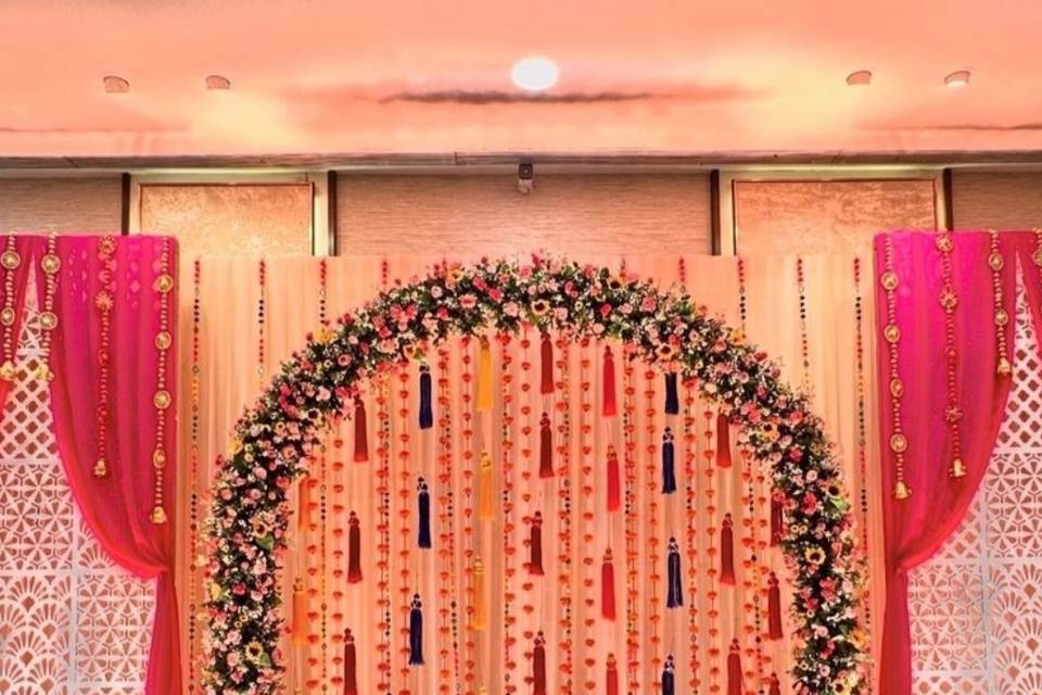 Mehendi Backdrop