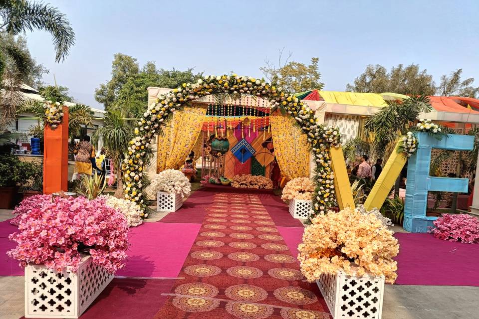 Haldi decoration