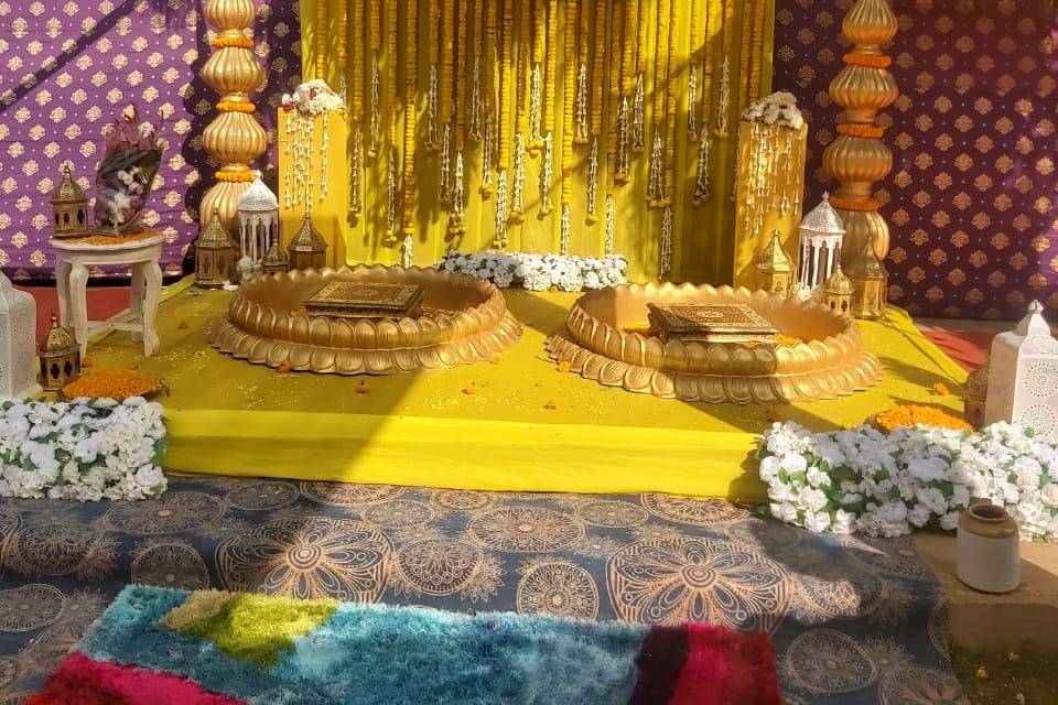 Haldi decoration