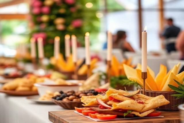 Catering setup