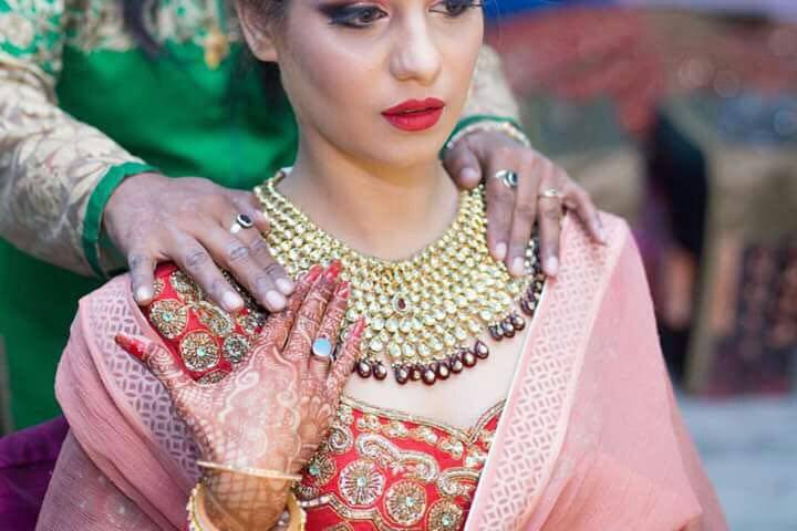 Bridal makeup