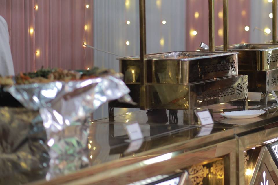 Catering setup