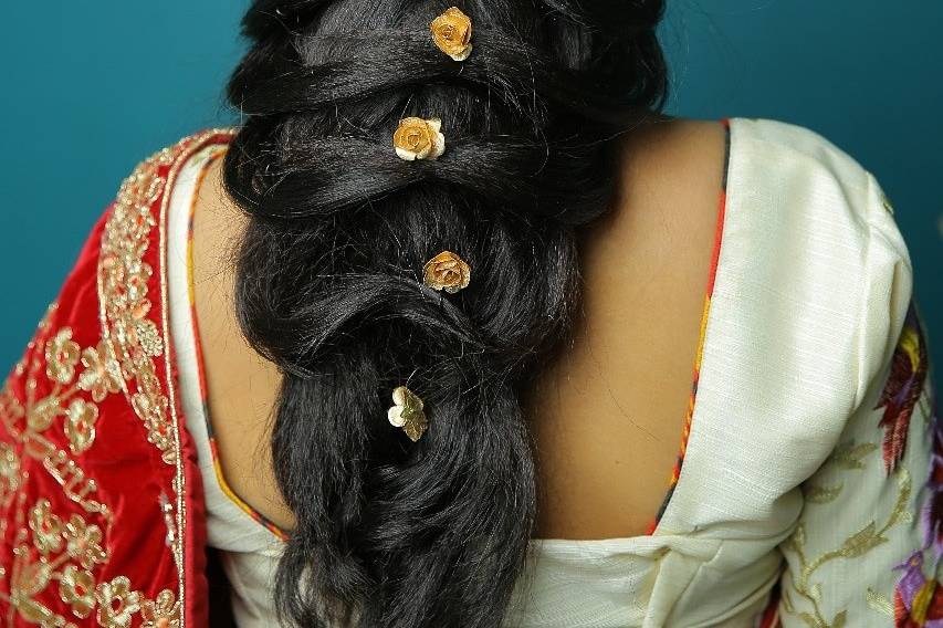 Party hairstyle.