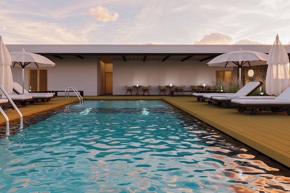 Poolside