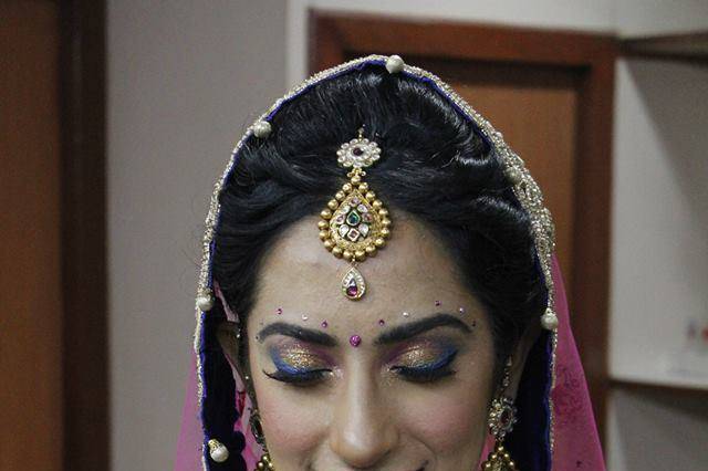 Bridal makeup