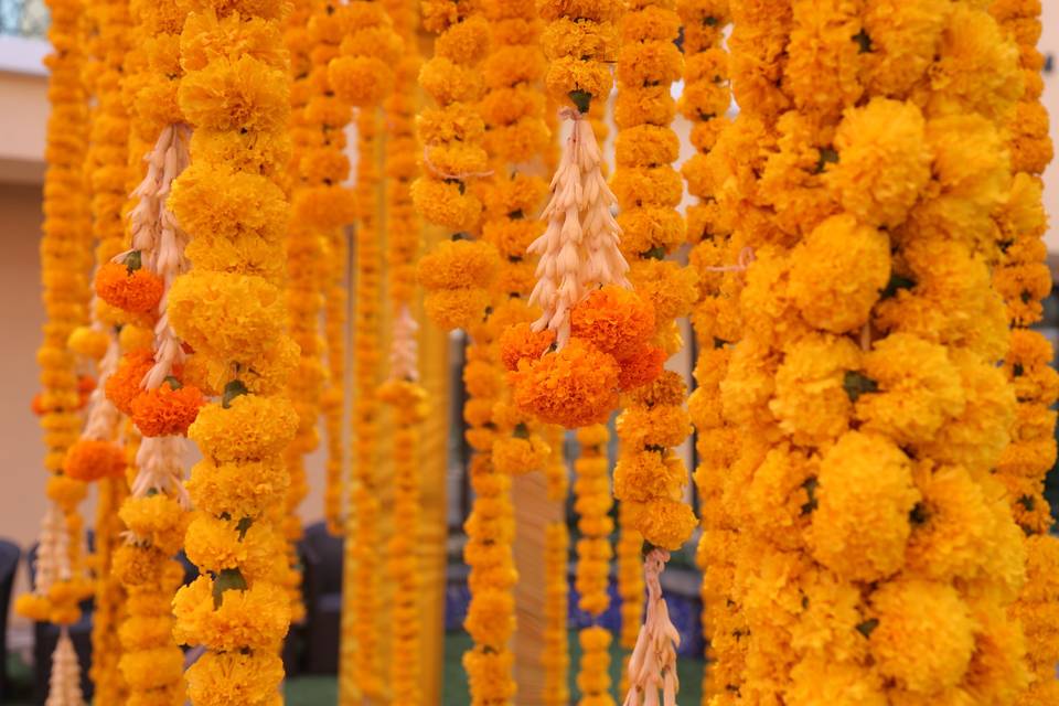 Haldi ceremony decor