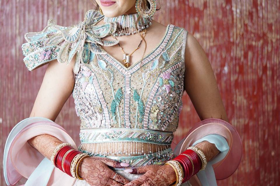 Bridal hairdo