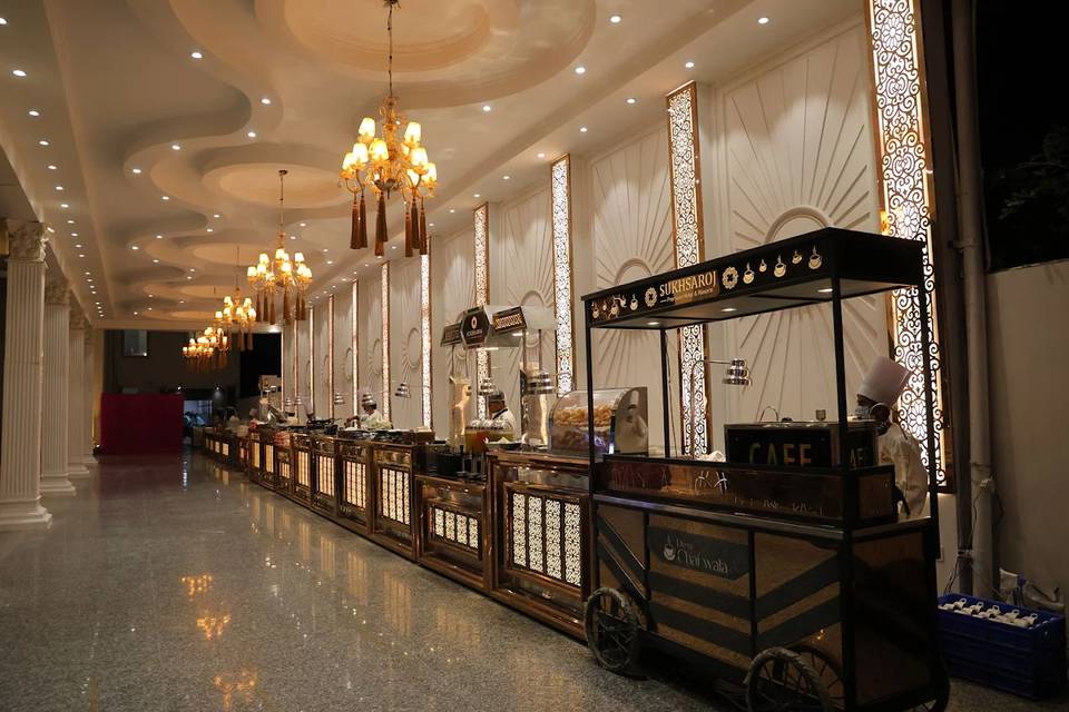 Catering setup