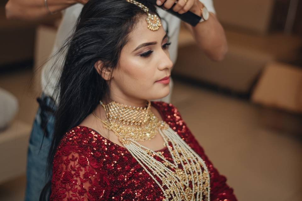 Bridal makeup