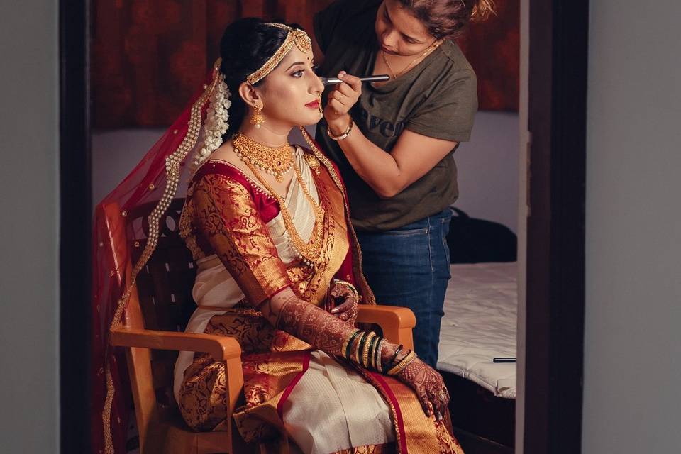 Bridal makeup