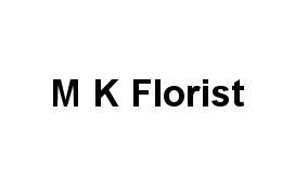 M K Florist Logo
