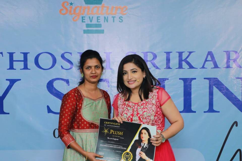 With santhoshi srikar