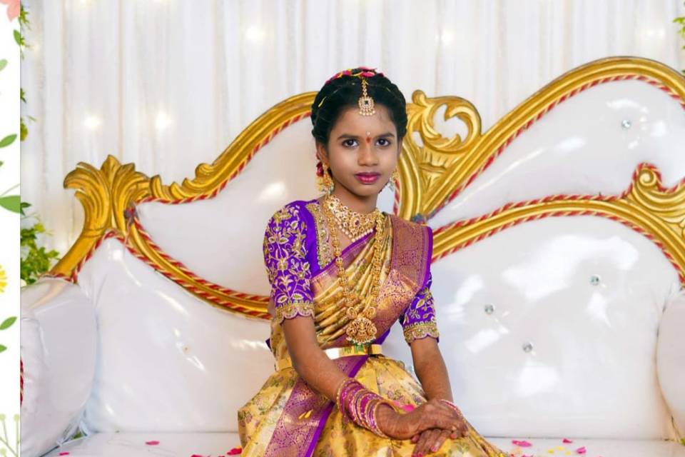 Saree function makeover