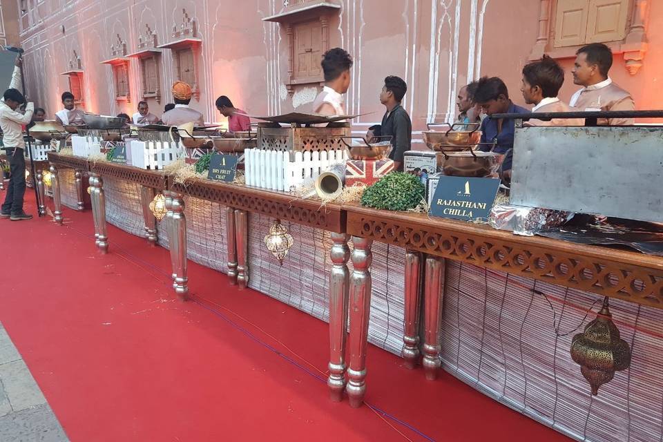 Catering setup