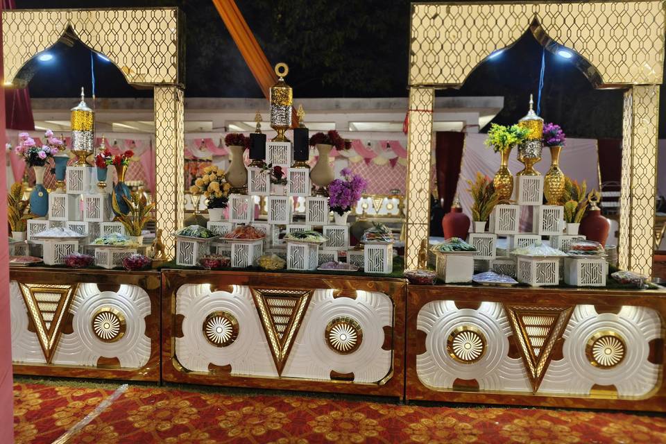Catering setup