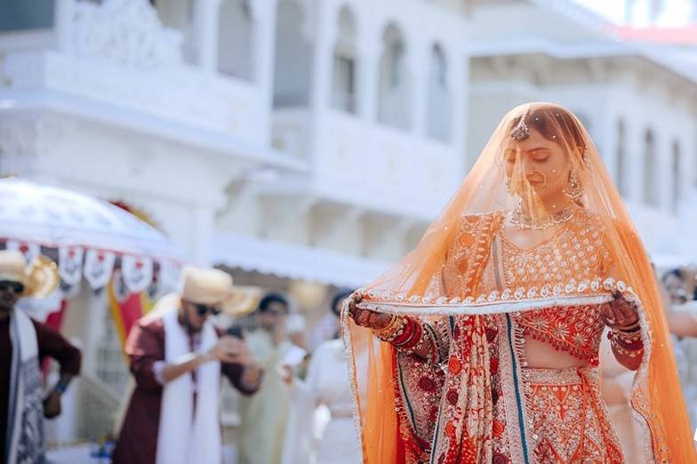 Bride's entry