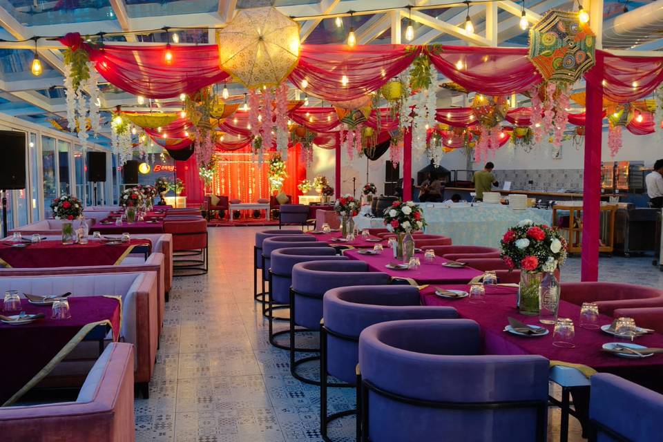 Reception decor